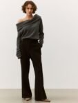 H&M Flared Jersey Trousers