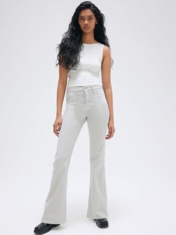 H&M Flared Twill Trousers
