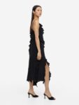 H&M Flounce-Trimmed Dress