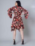 H&M Full Sleeve Flared Floral Dress