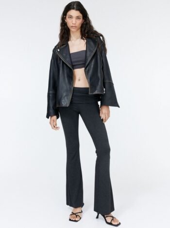 H&M Gathered Jazz Bootcut Trousers