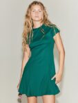 H&M Godet-Pleated Jersey Dress