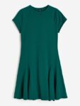 H&M Godet-Pleated Jersey Dress