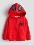 H&M Infant Boys Printed Zip-Through Hoodie Sweatshirts