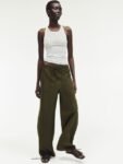 H&M Linen-Blend Pull-On Trousers