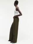 H&M Linen-Blend Pull-On Trousers