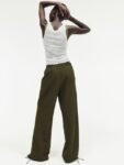 H&M Linen-Blend Pull-On Trousers