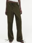 H&M Linen-Blend Pull-On Trousers