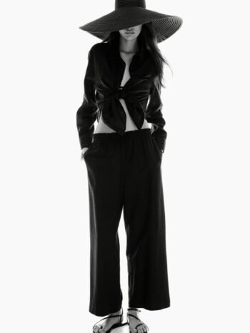 H&M Linen-Blend Trousers