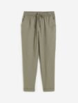 H&M Loose-Fit Linen-blend Joggers