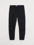 H&M Men Black Solid Cargo Joggers