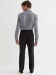 H&M Men Black Solid Regular Fit Suit trousers