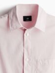 H&M Men Cotton Relaxed-Fit Short Sleeved Shirt