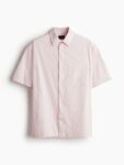 H&M Men Cotton Relaxed-Fit Short Sleeved Shirt