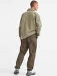 H&M Men Green Regular Fit Ripstop Cargo Trousers