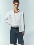 H&M Men Loose Fit Solid Shirt