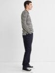 H&M Men Navy Blue Solid Regular Jeans