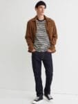 H&M Men Navy Blue Solid Regular Jeans