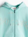 H&M Men Oversized Fit Cotton Zip-Through Hoodie Sweatshirts