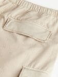 H&M Men Pure Cotton Loose-Fit Cargo Trousers