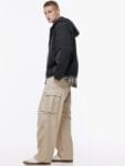 H&M Men Pure Cotton Loose-Fit Cargo Trousers