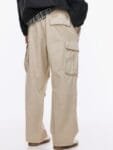 H&M Men Pure Cotton Loose-Fit Cargo Trousers