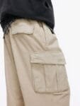 H&M Men Pure Cotton Loose-Fit Cargo Trousers
