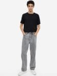 H&M Men Pure Cotton Loose Jeans