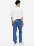 H&M Men Pure Cotton Relaxed Denim Joggers