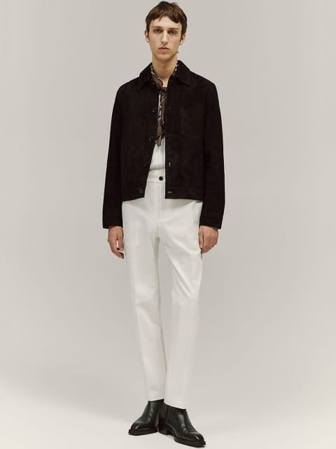 H&M Men Regular Fit Crease-Leg Trousers