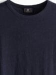 H&M Men Regular Fit Linen-Blend T-shirt