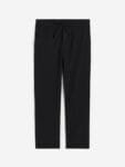 H&M Men Regular Fit Linen-Blend Trousers