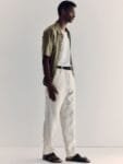 H&M Men Regular Fit Linen Trousers