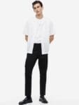 H&M Men Regular Fit Twill Trousers