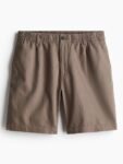 H&M Men Relaxed Fit Linen-Blend Shorts