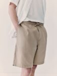 H&M Men Relaxed Fit Linen-Blend Shorts