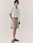 H&M Men Relaxed Fit Linen-Blend Shorts