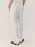 H&M Men Relaxed Fit Linen-Blend Trousers