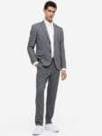 H&M Men Slim Fit Suit Trousers