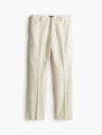H&M Men Slim Fit Tailored Linen-Blend Trousers