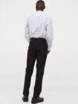 H&M Men White Slim Fit Easy-Iron Shirt