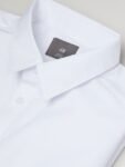 H&M Men White Slim Fit Easy-Iron Shirt