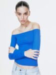H&M Off-The-Shoulder Jersey Top