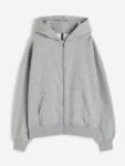 H&M Oversized Zip-Through Hoodie