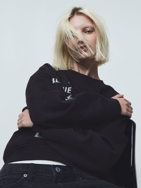 H&M Printed Sweatshirt