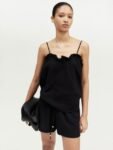 H&M Pure Cotton Frill-Trimmed Strappy Top