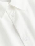 H&M Pure Cotton Regular Fit Textured-Weave Shirt