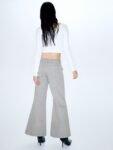 H&M Pure Cotton Wide Twill Trousers