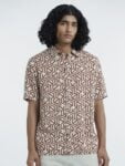 H&M Relaxed Fit Half Sleeve Printed Shirt