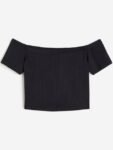 H&M Ribbed Off-The-Shoulder Top